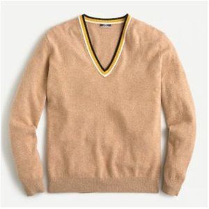 J Crew Oversized cashmere V-neck sweater